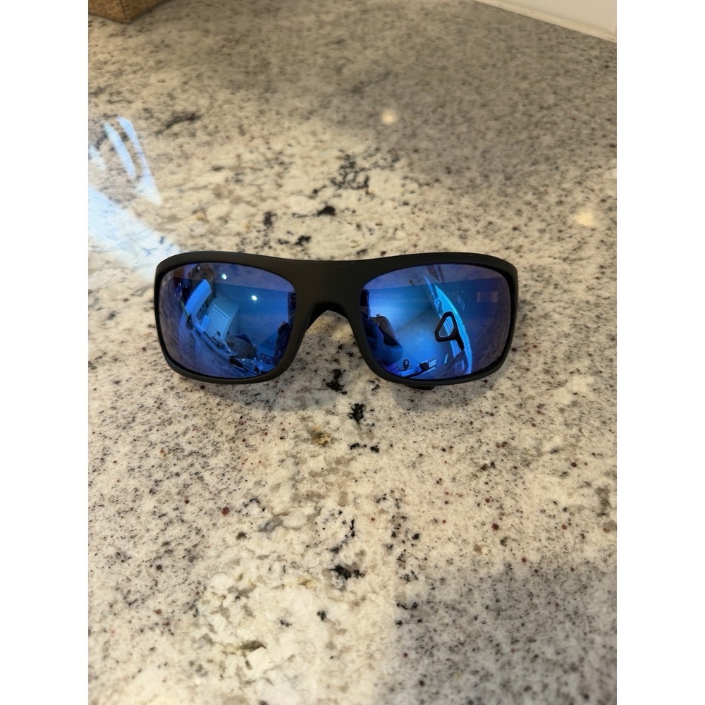 Maui Jim PEAHI Black POLARIZED Blue GLASS Lens Sunglasses B202-2M NEW No Case